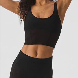 Alo Yoga Airlift Mesh Cropped Tempo Tank